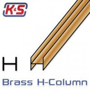 BRASS H COLUMN 3.18mm