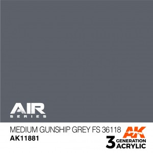 AK11881 Medium Gunship Grey...