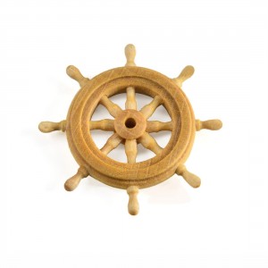Wooden rudder wheel 30mm
