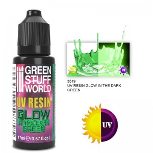 UV RESIN 17ml GREEN - Glow...