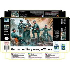 German military men WWII 1/35