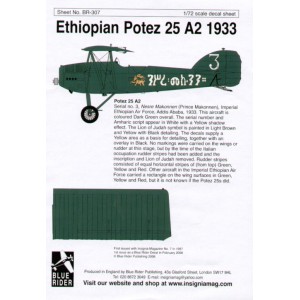 Ethiopian Potez 25 A2 Addis...