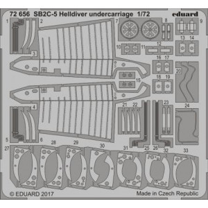 SB2C-5 Helldiver undercarriage