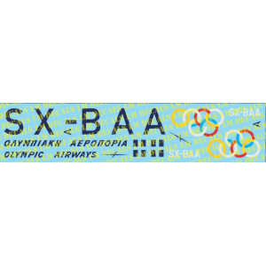 DC-3 Dacota Olympic Airways SX-BAA mid scheme