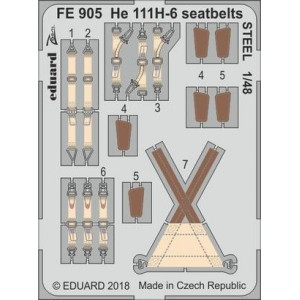 He-111 H-6 seatbelts STEEL