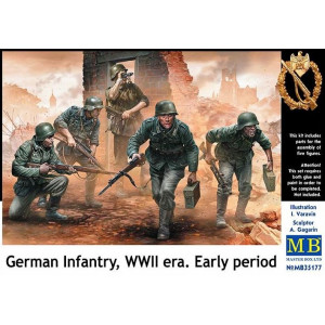 German Infantry WWII Early Period (5 figures) 