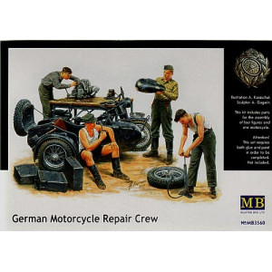 German (WWII) Motorcycle Repair Crew 