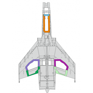 F-4E Phantom wheel bays...