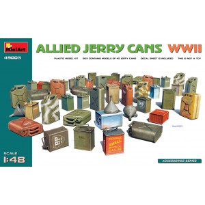 MINI ART ALLIED JERRY CANS...