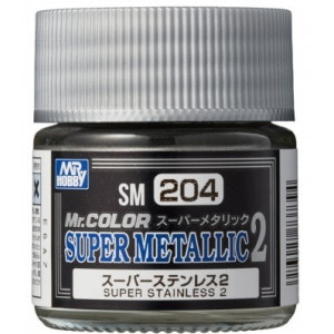 SM-204 Mr. Color Super Metallic 2 - Super Stainless 2 (10ml)