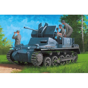 Flakpanzer 1A with ammunition trailer 