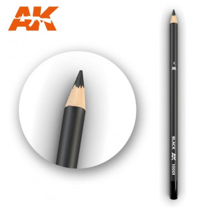 AK10001 Black Watercolor pencil 