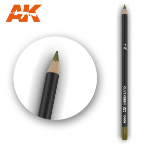 AK10006 Olive Green Watercolor pencil