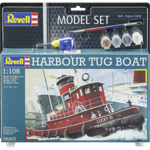 Harbour Tug Boat Model Set 