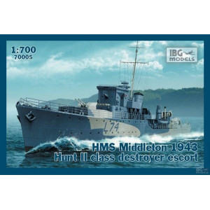 HMS Middleton 1943 Hunt II class destroyer escort 1/700