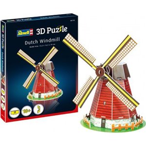 Dutch Windmill 3D Puzzle 20pcs