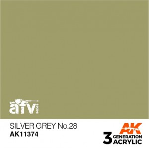AK11374 SILVER GREY NO.28 AFV